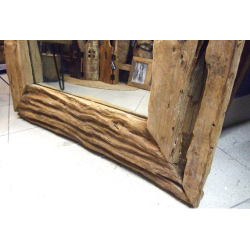 Lustro z drewna tekowego  140x80cm